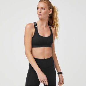 XL Figs Black 300 Performance Sports Bra